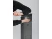 DISTRIBUTEUR DE GEL DÉSINFECTANT - AVEC CONTENEUR DECHETS - COLORIS ARGENT