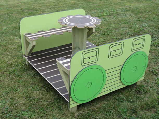 wagon table et bancs 1-6 ans