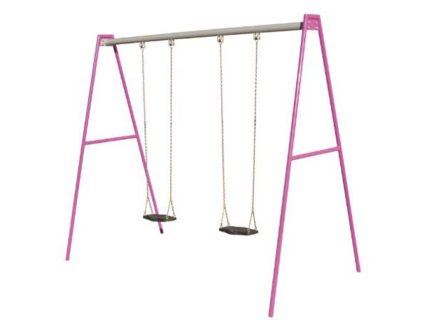 balancoire delta - acier - 2 sieges bebe - 1/12 ans