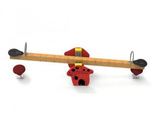 bascule champignon 2 places - 1/6 ans