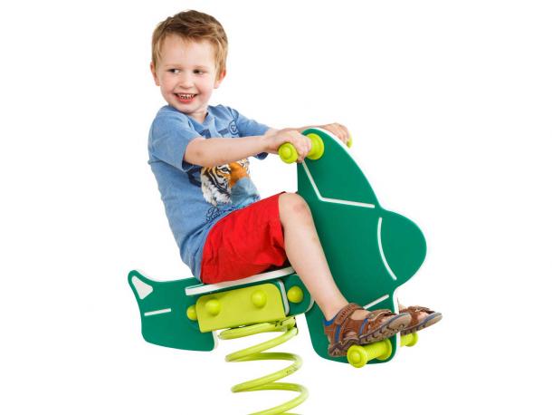 jeu ressort avion - poly- 3/12 ans