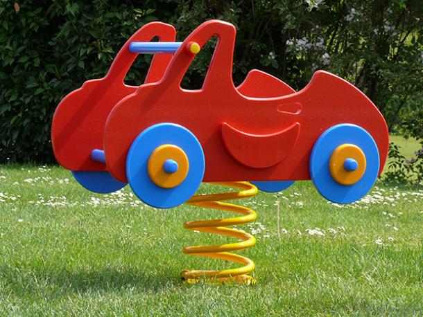 jeu ressort 2 joues voiture bumbo - 1 pl -1/12 ans