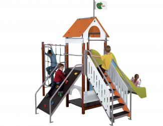 structure bastille - orange bleu - acier - 2/10 ans