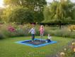 TRAMPOLINE COLORE 150 CARRE - 4 ANS ET +