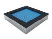 TRAMPOLINE COLORE 150 CARRE - 4 ANS ET +