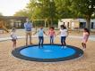 TRAMPOLINE COLORE 150 ROND - 4 ANS ET +